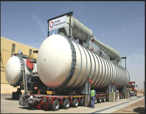 A semi truck with large white tank

Description automatically generated