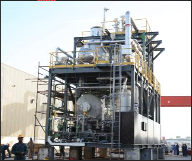 A large industrial plant with many large machinery

Description automatically generated with medium confidence
